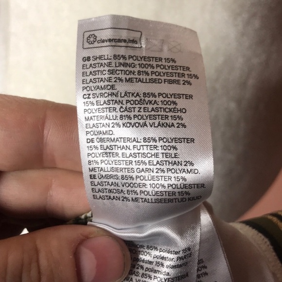 H&M Palm Leaf Bikini, size 8 - Picture 8 of 8